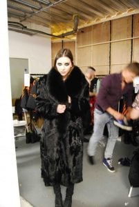 Rebecca Hermes Designs Fur Coat