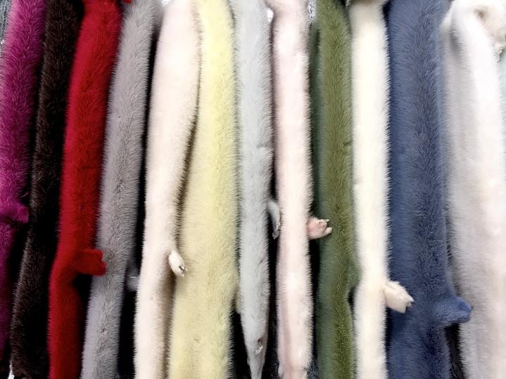 Colourful Fur Pelts for Fur Summer SChool Greece