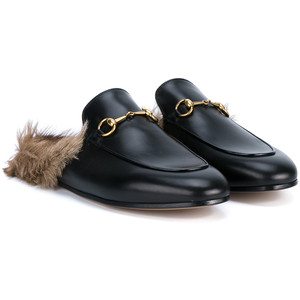 Gucci Fur Loafers