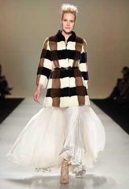 Farley Chatto Runway models fur