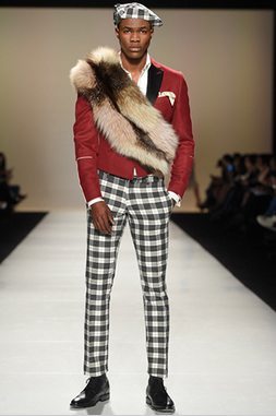 Farley Chatto Menswear models Fur