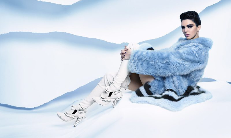 Kendall Jenner Karl Lagerfeld Ice Princess Ad Campaign Fendi FW 2016