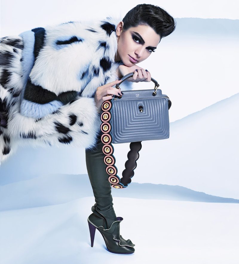 Fendi Fur Coat Ad Campaign FW 2016 Kendall Jenner