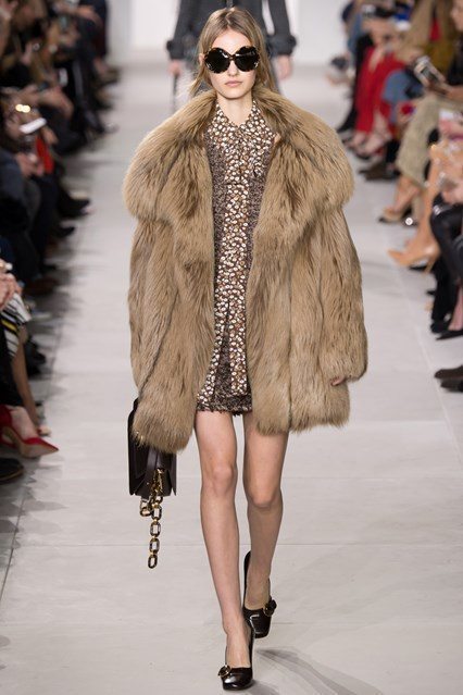 Michael Kors Women Fur Coat Fox