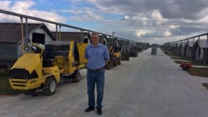 The fur farmer Ceslovas Tallat-Kelpsa on one of his farms in Lithuania, International Fur Federation