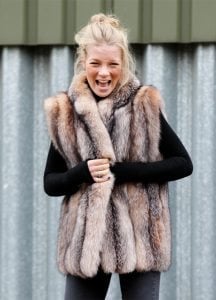 Crystal Gilet, Fox Fur, Bewitched, Ninx