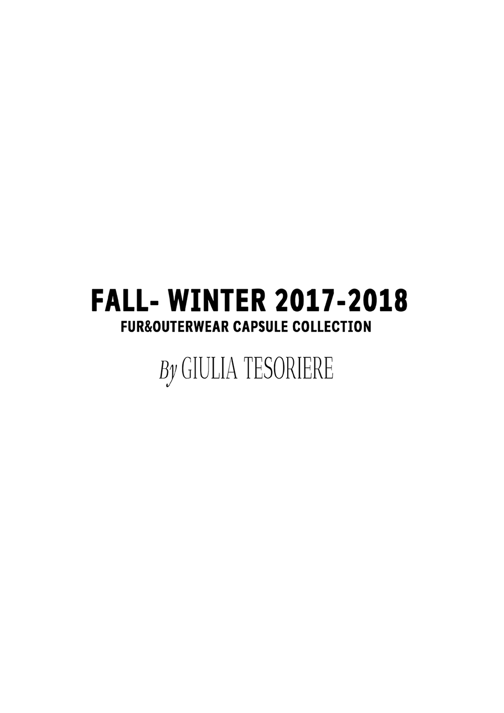 Giulia Tesoriere Portfolio