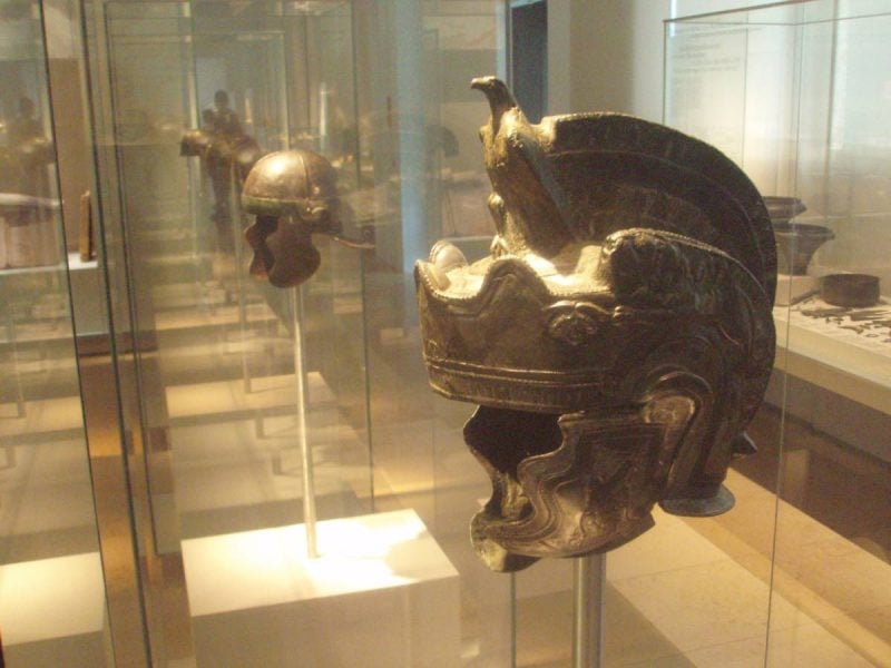 Ancient Rome Galea (helmet) featuring fur.